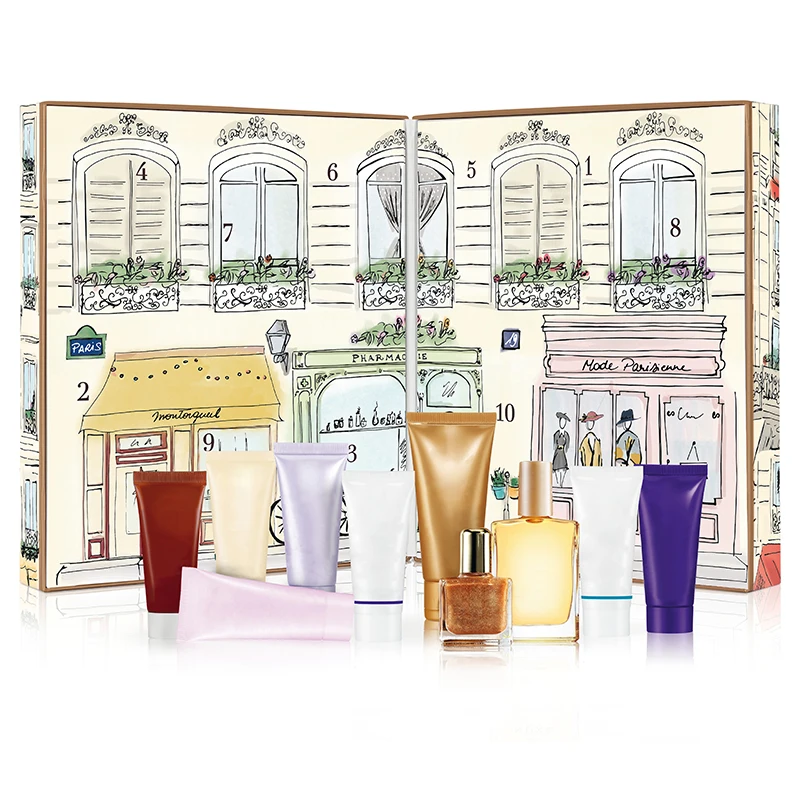 Wholesale Luxury Christmas Advent Calendar 24 Days Calender Box Set magnetic Drawer Paper Packaging Gift Boxes