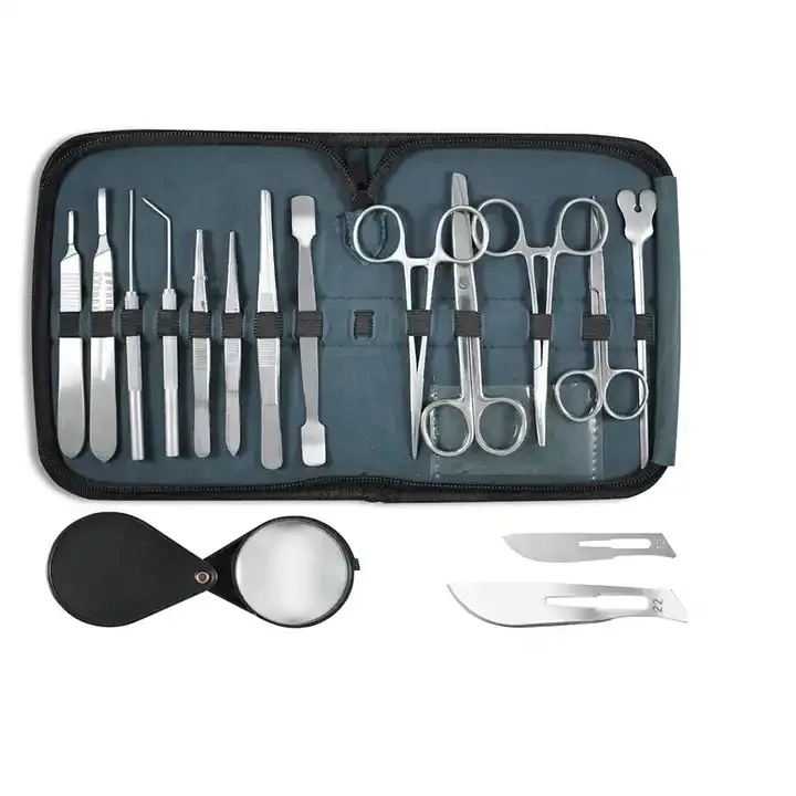 Top Selling Dissecting Instrument 13Pcs/set Biological Dissection Tool Set Teaching Needle Scissors tool Experimental Equipment