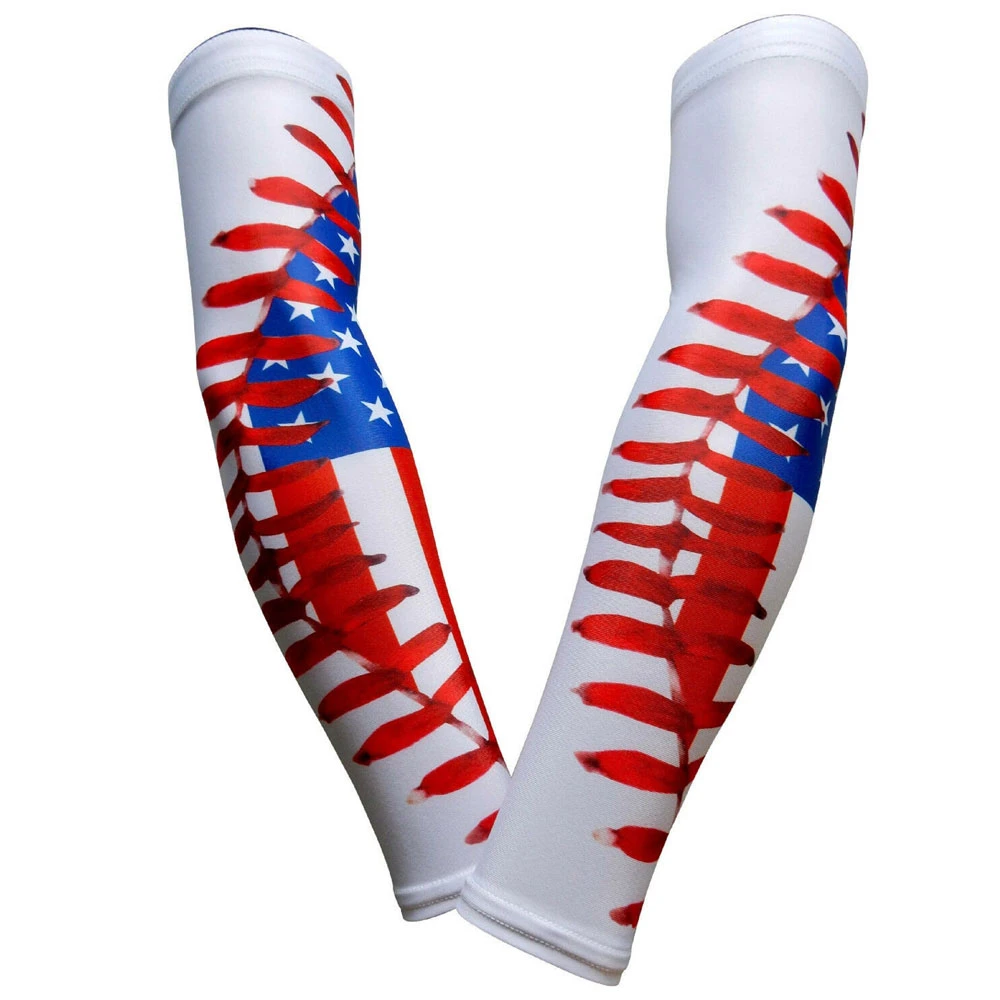 OEM Cheap Custom Cycling Compression Sports Wear Baseball Sublimation Arm Sleeves For Sale