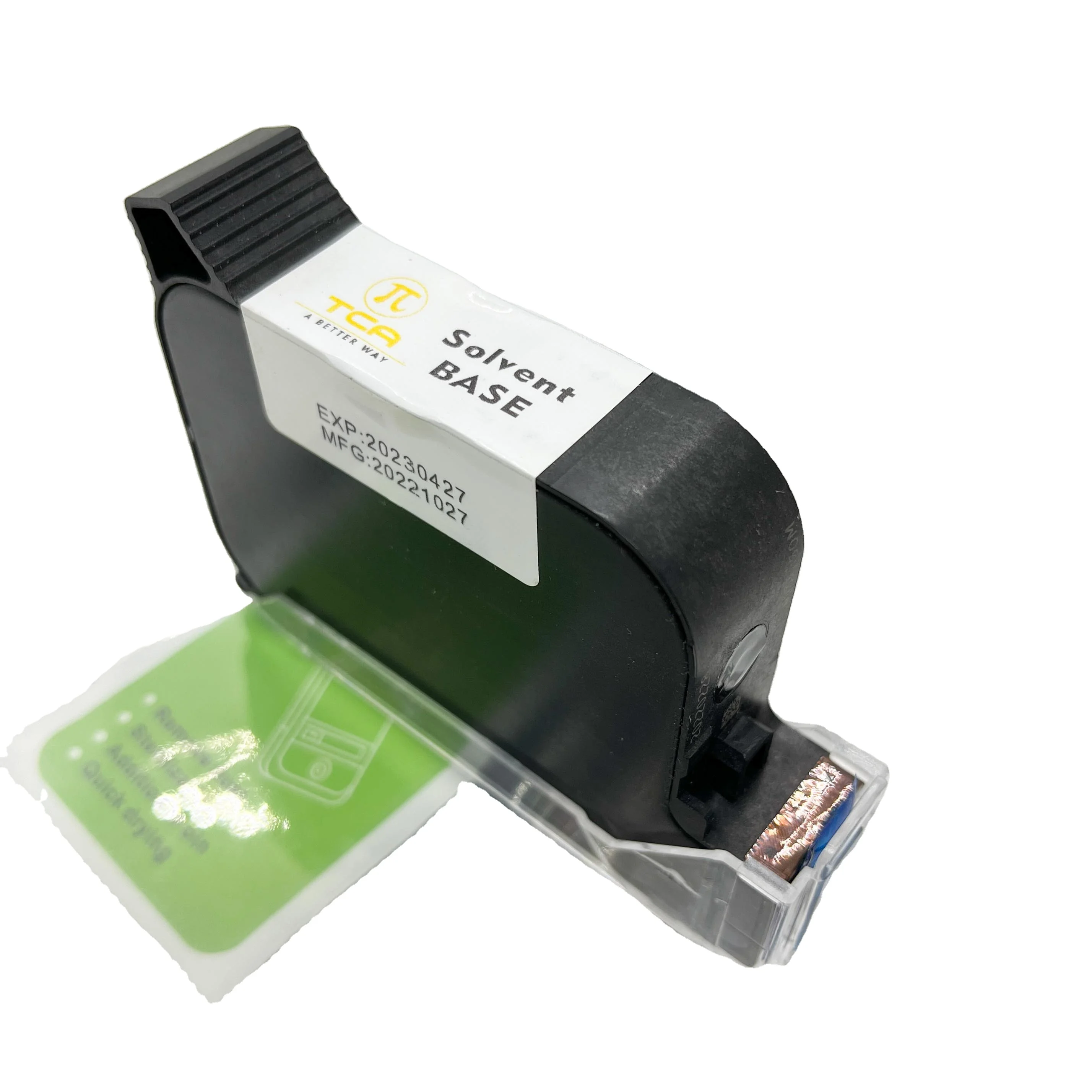 New TCA 42ml Original Solvent Based Quick Dry Industrial Black Machinery Fast Dry Ink for TIJ Inkjet Printer From VietNam