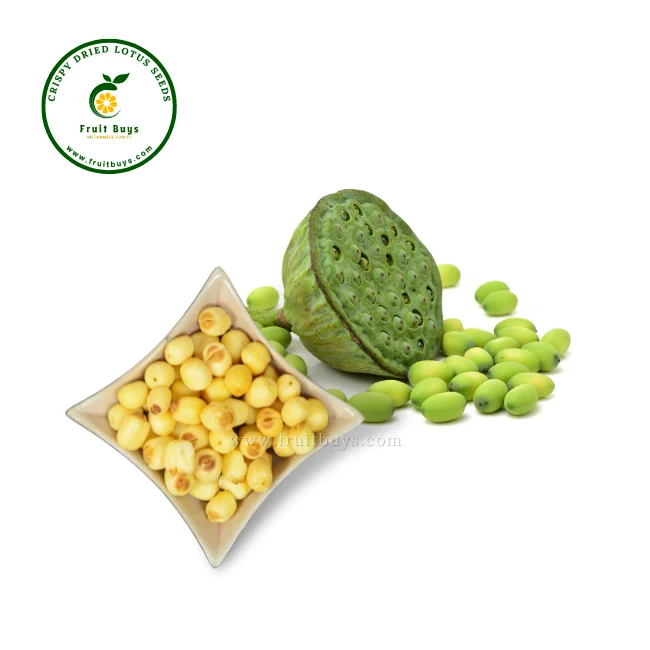 Dried And Packaged Fruit As Required Crispy Fruit	Fast Shipping	Vietnam Lotus Seed Snack	from FRUITBUYS VIETNAM