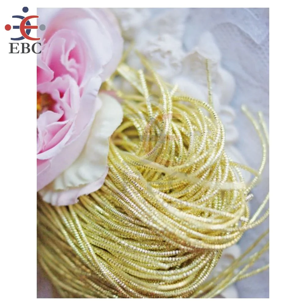 Wholesale Premium Quality Nakshi French Bullion Wire Round Spring Copper Wire for Zari Embroidery and Jewelry