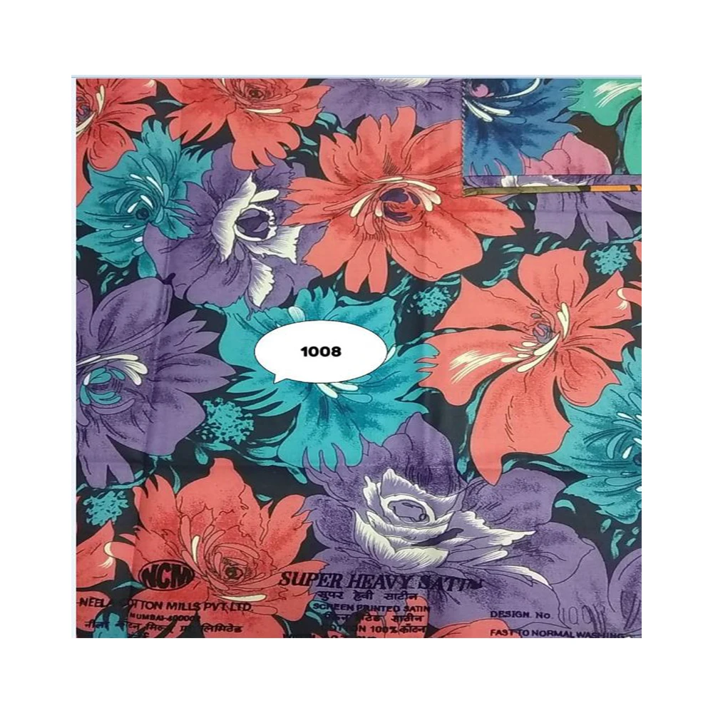 High Quality Digital Printed Multi Color Cotton Fabric Home Decor Cotton Garment Fabric At Neelkamal Wholesale