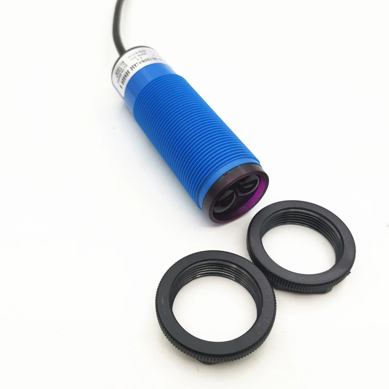 M30 retroreflective type photoelectric sensor AC 2 WIRES NO or NC thinner with mirror reflect switch distance 3m