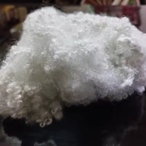 7D HCS a Grade Recycled Polyester Staple Fiber Hollow Synthetic Fiber GRS Manufactured by Vikohasan