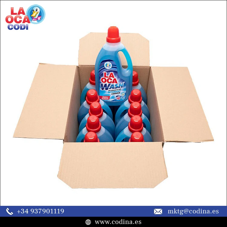 High Quality LA OCA WASH 2 Liters Liquid Laundry Detergent Superior Wash Clothes Available at Discounted Market Price