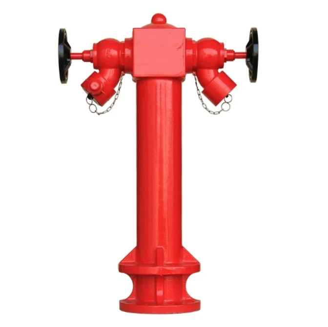 DN100 Two Way Wet Fire Hydrant 4 Inch Pillar Type Fire Hydrant for Fire Fighting