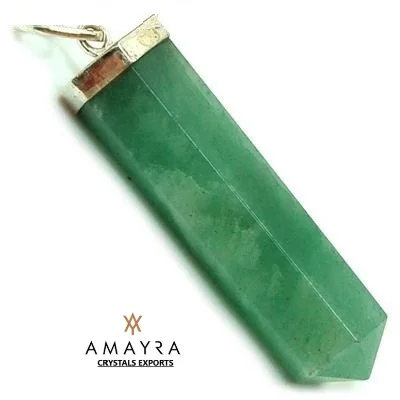 Latest Black Tourmaline Cap Pencil Pendant  Wholesale Chakra Pendants for sale Buy Agate Necklace From Amayra Crystals Exports