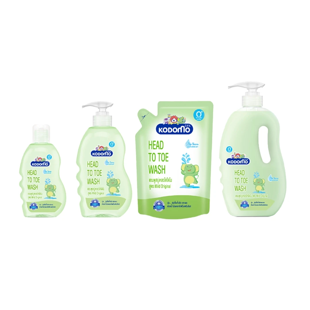 Gentle Kodomo Head To Toe wash 2 in 1 body wash For Baby and kids 100 Ml Original