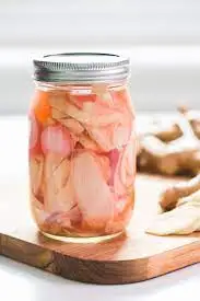Соленый сладкий уксус маринованный имбирь суши Gari In Buck нарезанные маринованные по лучшей цене