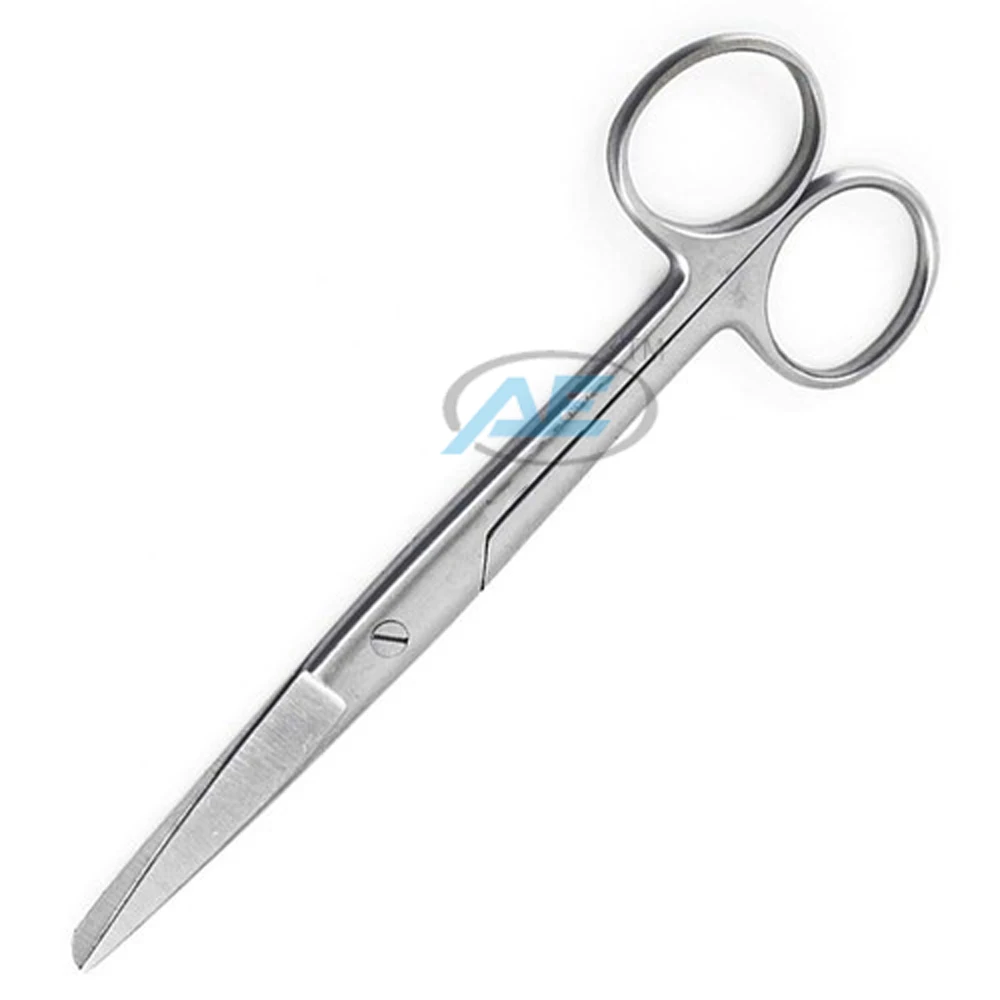 AE Brand ISO Certified High Quality Steel Metzenbaum Straight Scissors Basis of Orthopedic Instruments
