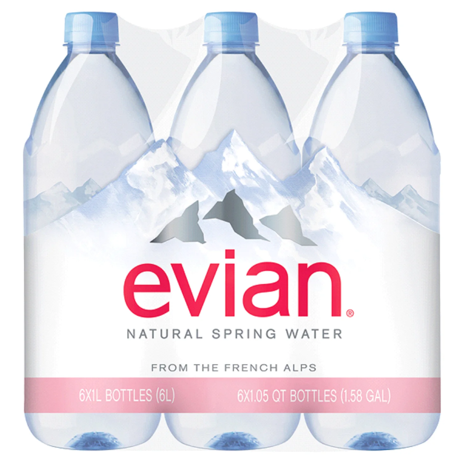 Evian Natural Mineral Spring Water 33cl, 50cl & 1.5ltr Low Price