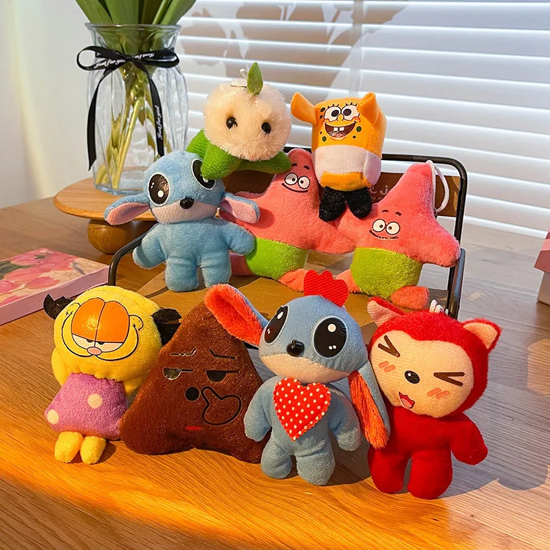 2022 Creative custom10cm plush doll animal claw machine doll wedding gift stuffed animal toy for crane machine