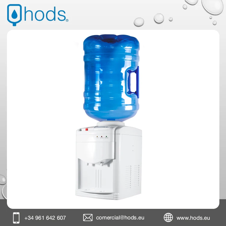 Top Loading Good Quality 5 Gallon Bottles Desktop Hot and Cold Water Dispenser with Pocket Compressor