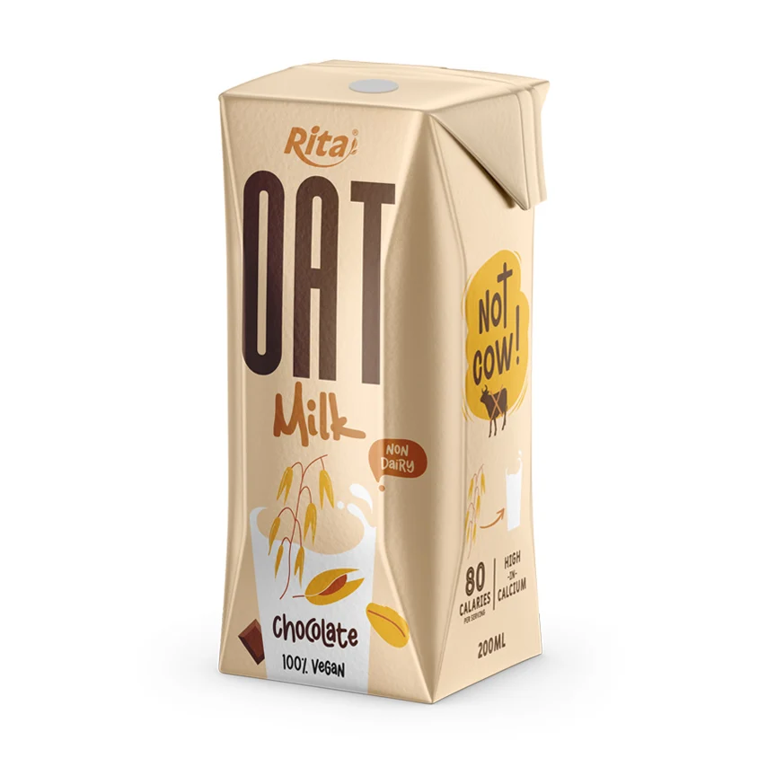 Oat Milk Paper Box 200ml with Coco Milk Flavor from Vietnam Supplier Best Seller OEM ODM