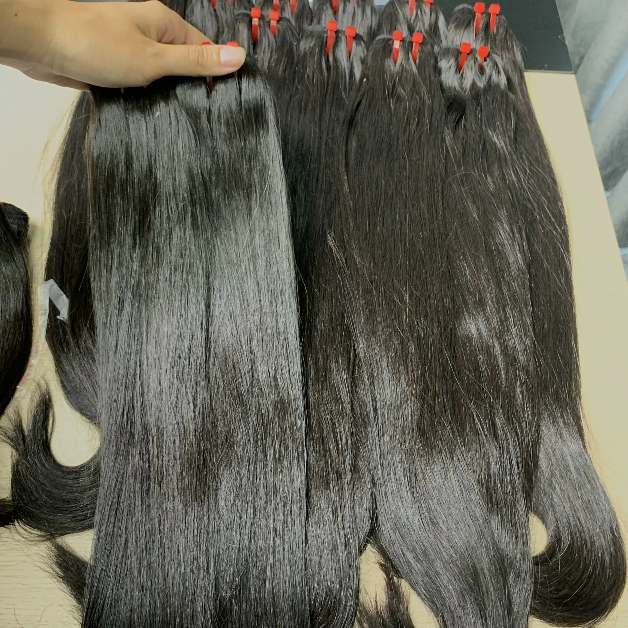 Beautiful Bob Curly Hair Vietnamese Hair Vendor Single Donor Vietnam Hair, Human Hair Weaves Bundles, Wigs Xbl