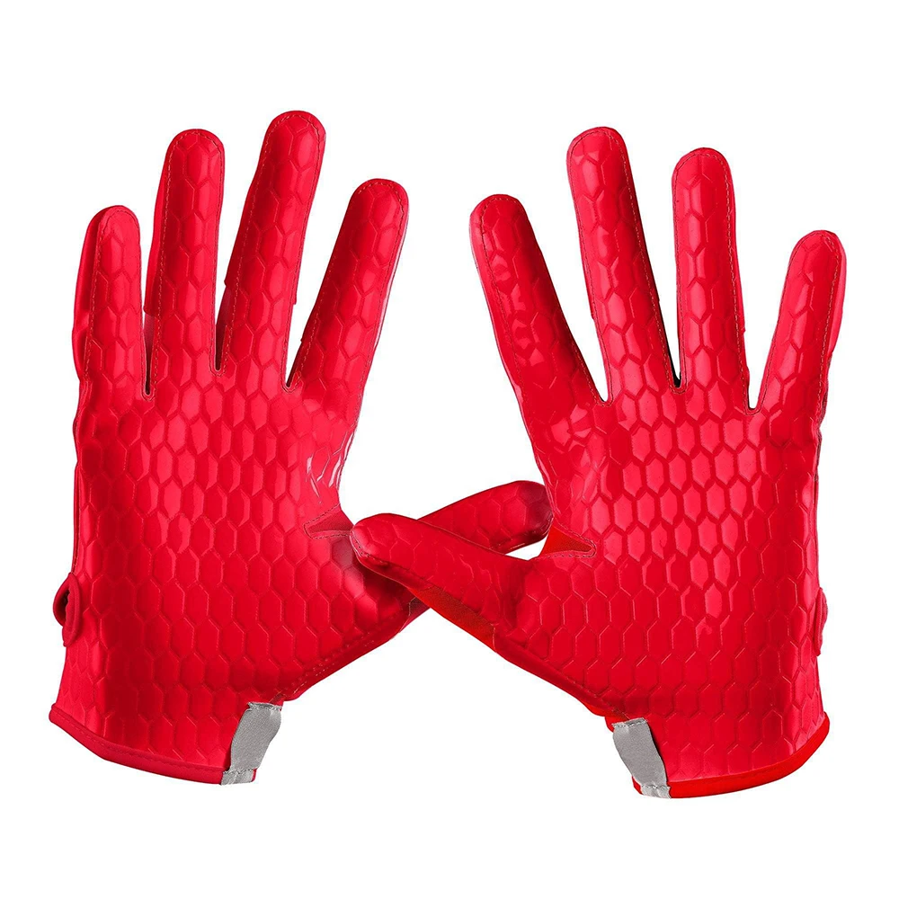 Wholesale Custom Design American Football Gloves Comfortable Palm American Football Gloves