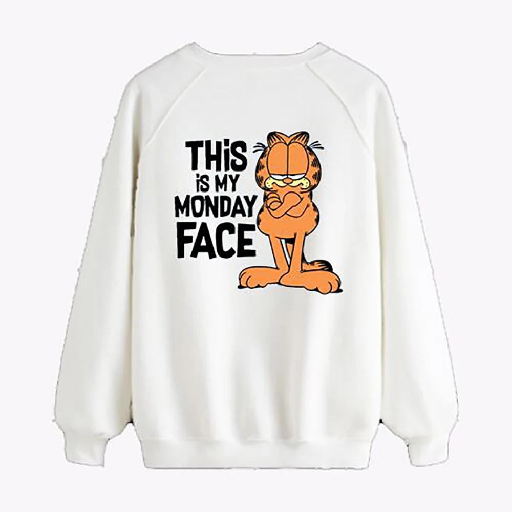 SHH White Custom Personalized Sweatshirt printed embroidered new style Crewneck thermal Pullover and Zip-up sweatshirt