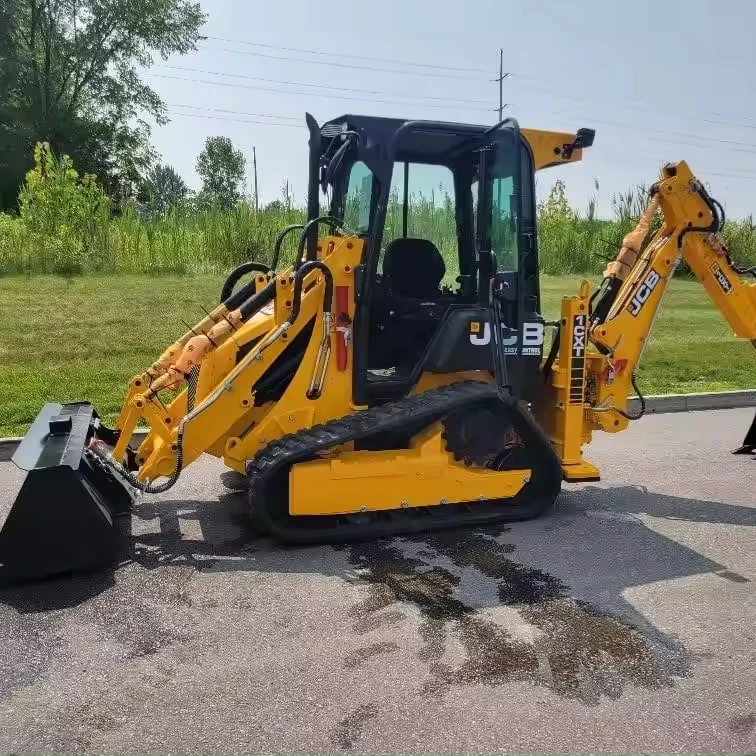 JCB 1CXT погрузчик и скользящая управляя строительная техника