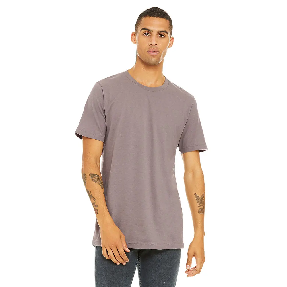 Bella Canvas 3001 Unisex Short Sleeve T Shirt Pebble Perfect for Private Label Printing Versatile Unisex Classic  Breathable Tee