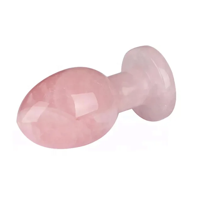 Хрустальный фаллоимитатор яйца Yoni розовый кварц лечебный кристалл массажные yoni палочки из драгоценного камня нефритовые для упражнений натуральный камень