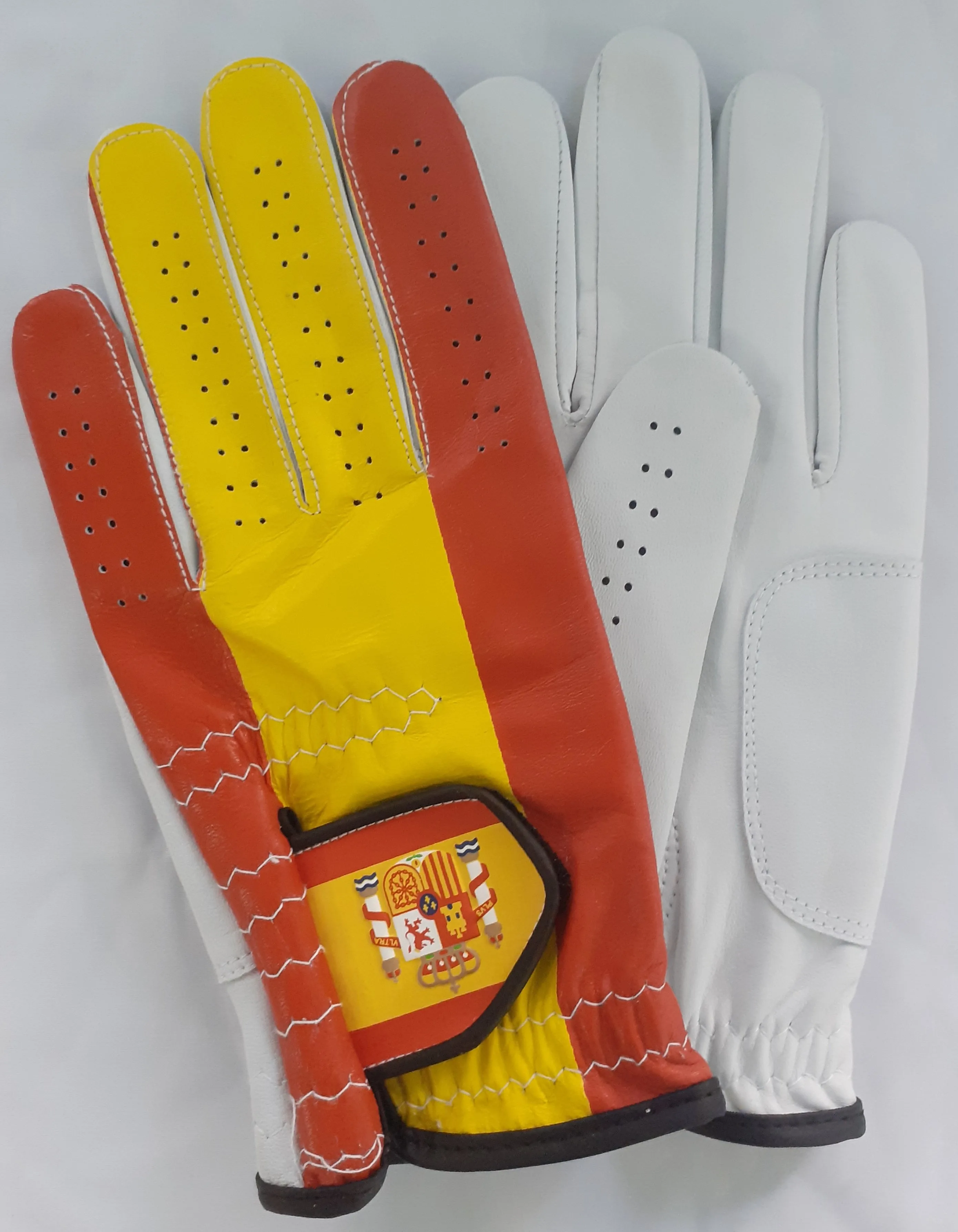 Custom Made Premium Quality New Design Leather Golf Gloves Men Custom Logo Printing Golf Gloves