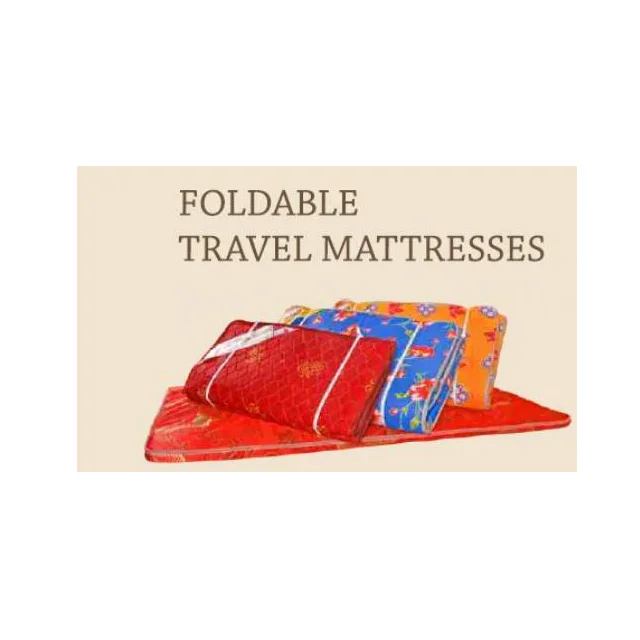 Buy High-Quality Foldable Travel Mattresses with Soft Material Made Mattresses For Sale By Indian Exporters