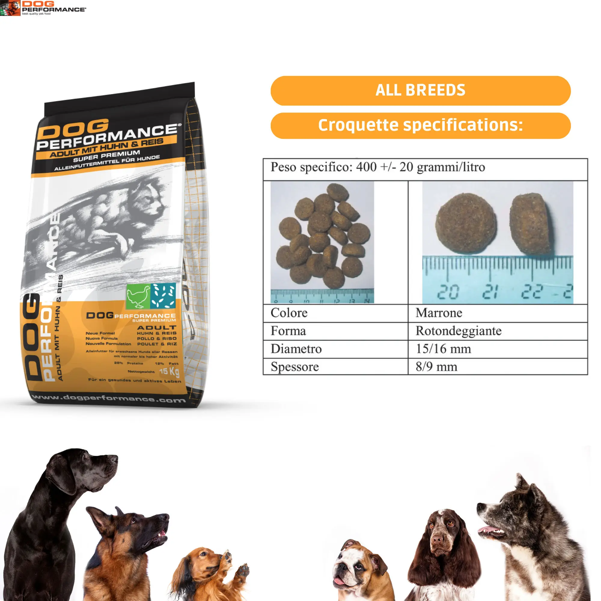 Optimal Nutrition Premium Chicken Rice Dry Food for Adults 15 kg Performance Meal for Daily Activities for Cats Packaged in Bag