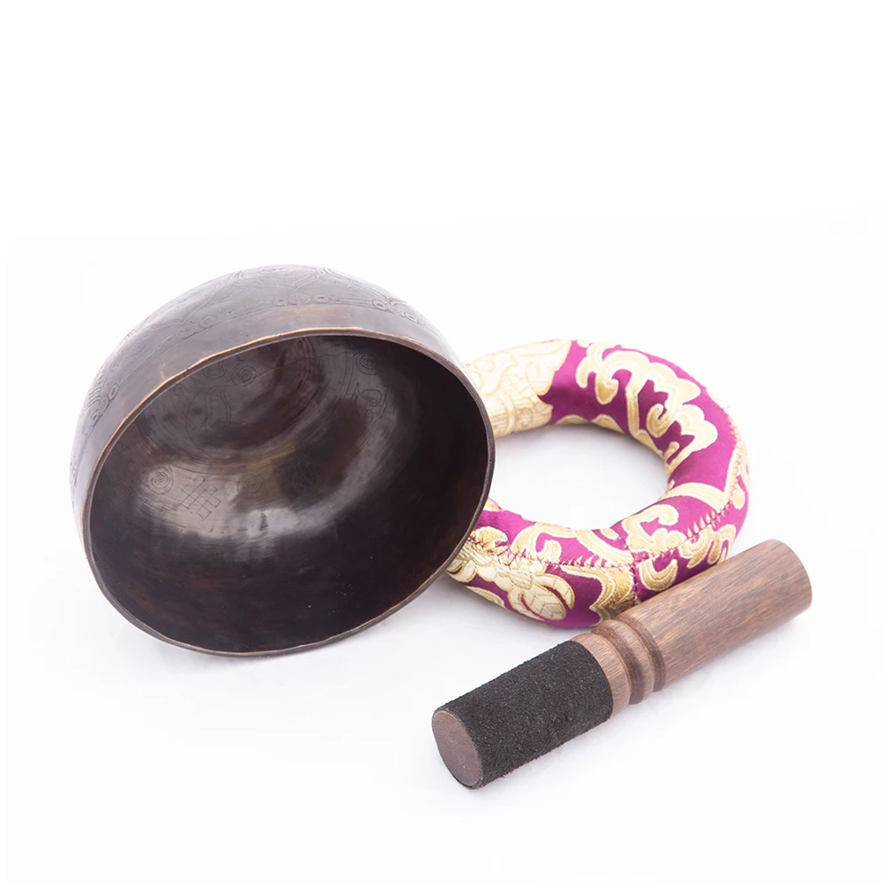 Hot Sale Hand Hammered Tibetan Singing Bowl Used For Chakra Healing With Wooden Mallet And Silk Pillow Buy At Best Price