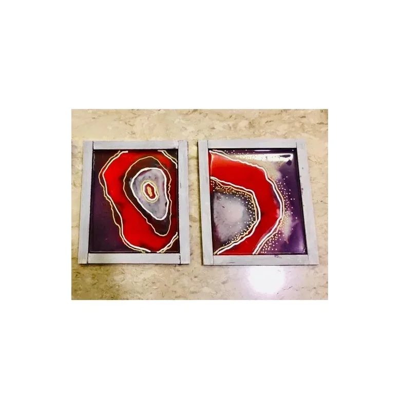 Resin Art hanging item room and living room wall resin item admirable design customized epoxy resin art decor item