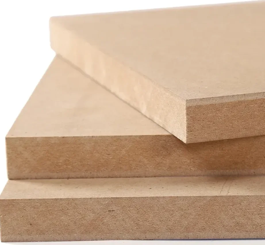 Cheap melamine MDF wood board 18mm15mm HDF board laminated sheet MDF panels 2mm 3mm MDF decor board
