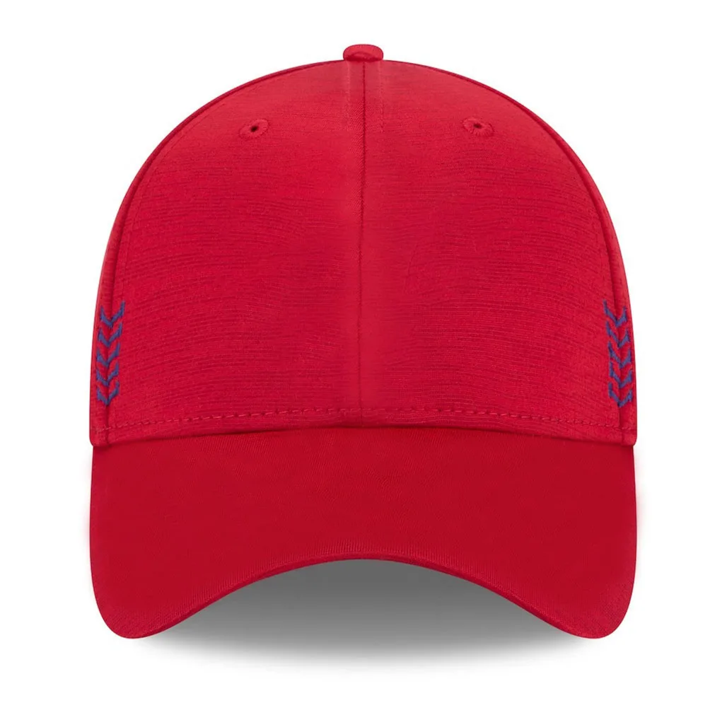 Oem Service High Quality Red Color Winter Baseball Cap Breathable Mesh Caps Logo Mesh Sports Cap Unisex baseball cap