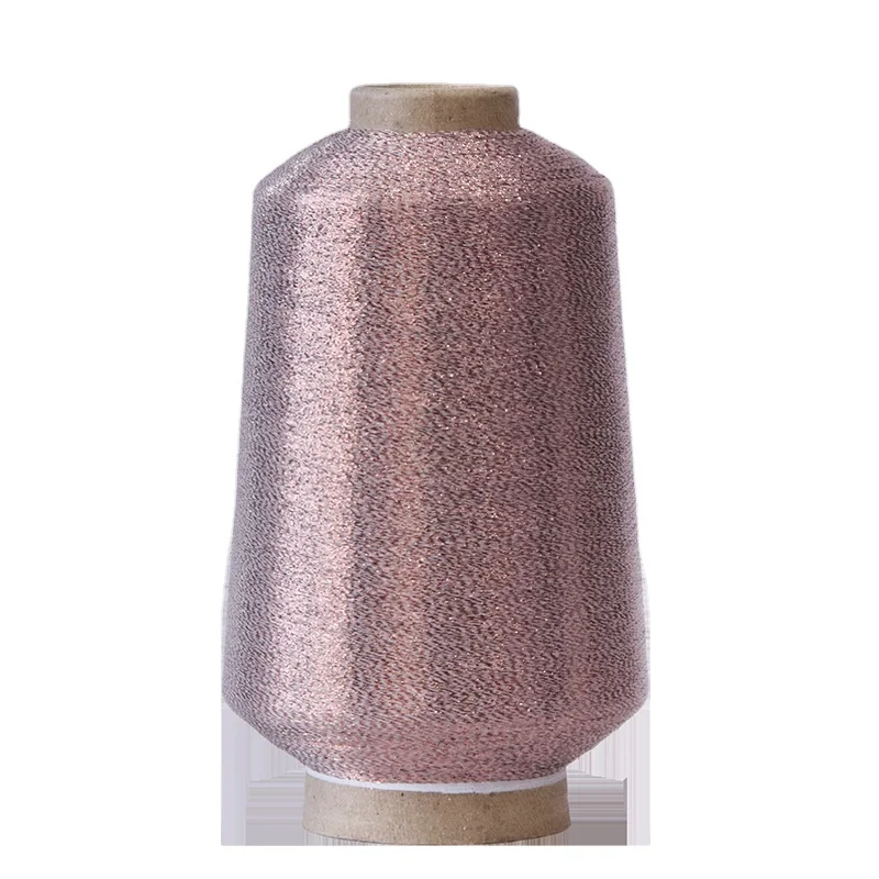 Shiny Soft New Type Rayon Metallic Yarn in Different Colors Knitting Metallic Crochet Thread Yarns