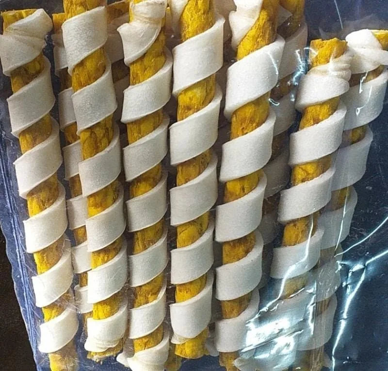 Высокопоставленный опт собачий корм для собак оберточная палочка собачьи закуски натуральный от aaliyan impex