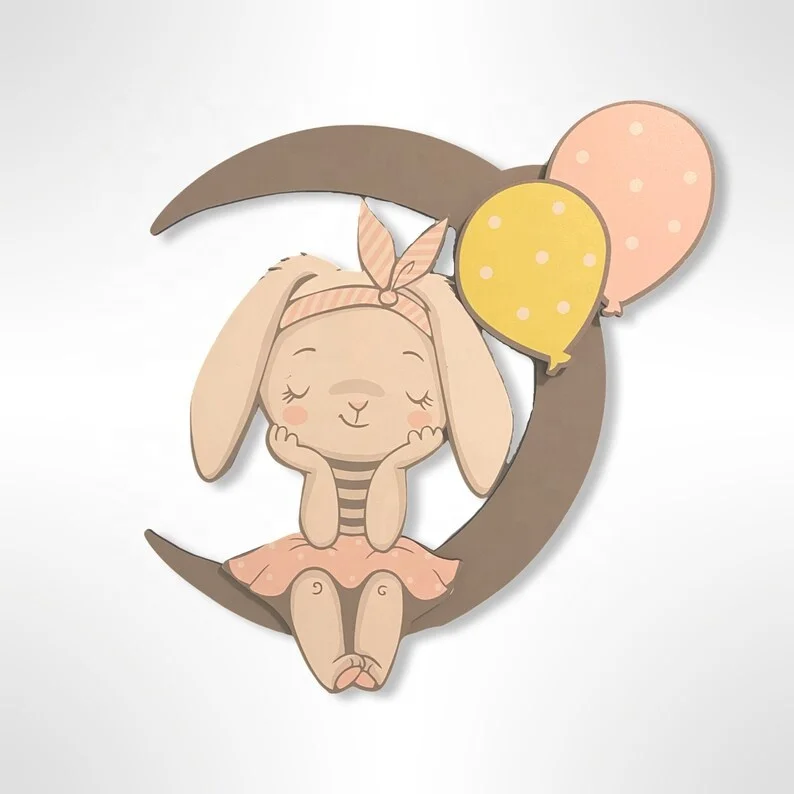 2023 на заказ красивые украшения детской комнаты персонализированные милые декоративные деревянные развивающие игрушки для