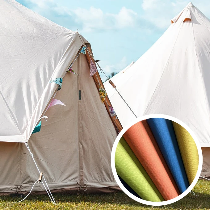 High Quality 300D Polyester Tent Fabric Oxford Cloth Waterproof for Outdoor Bag