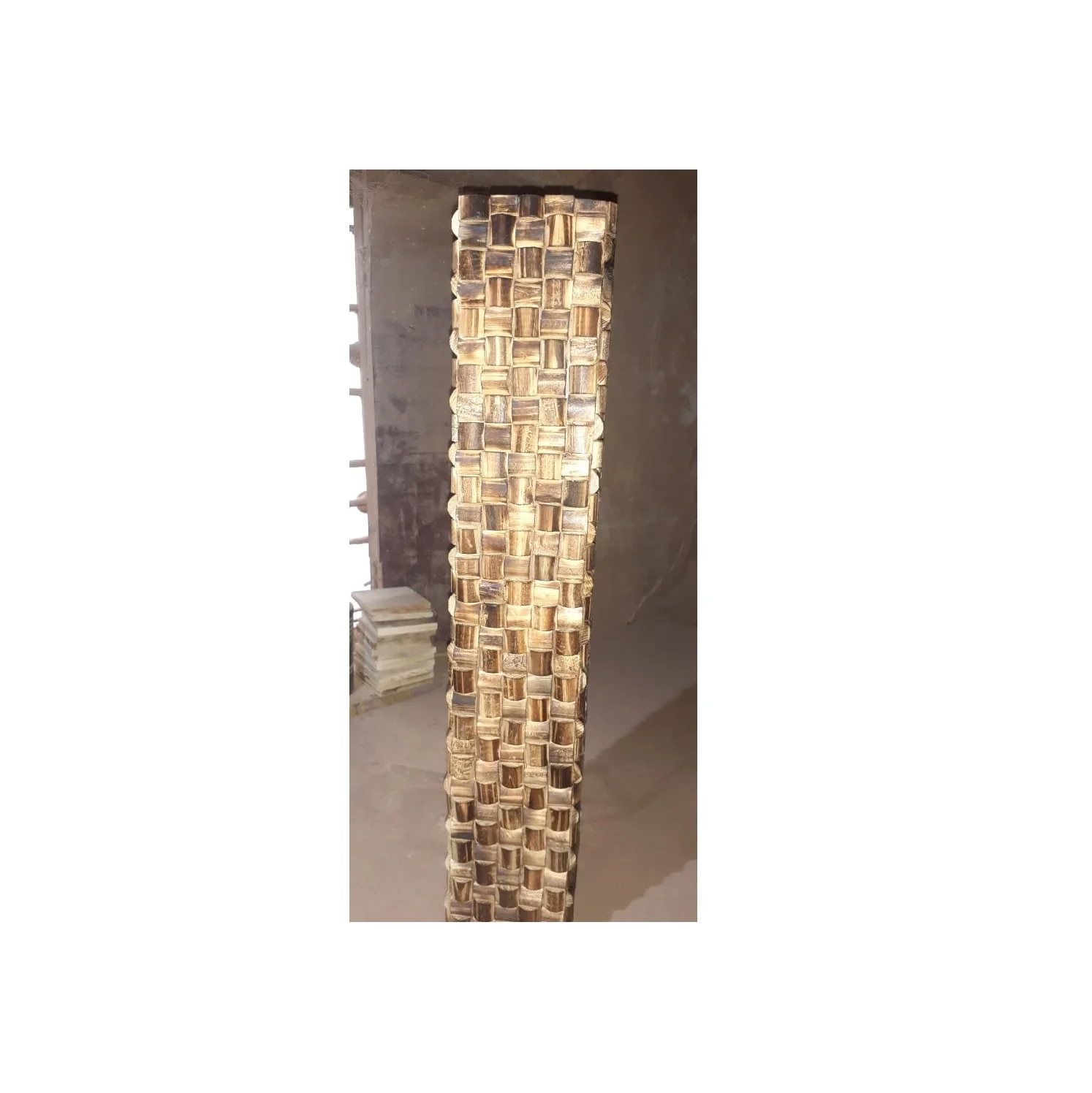 Wooden Large Floor Vases Antique Wood For Living Room Side Table & Dining Table With High Quality Finishing Natural Mango Wood
