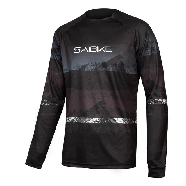 Custom your own logo long sleeve mx motocross jersey electro motorbike tshirts off-road riding racing motorcycle wears