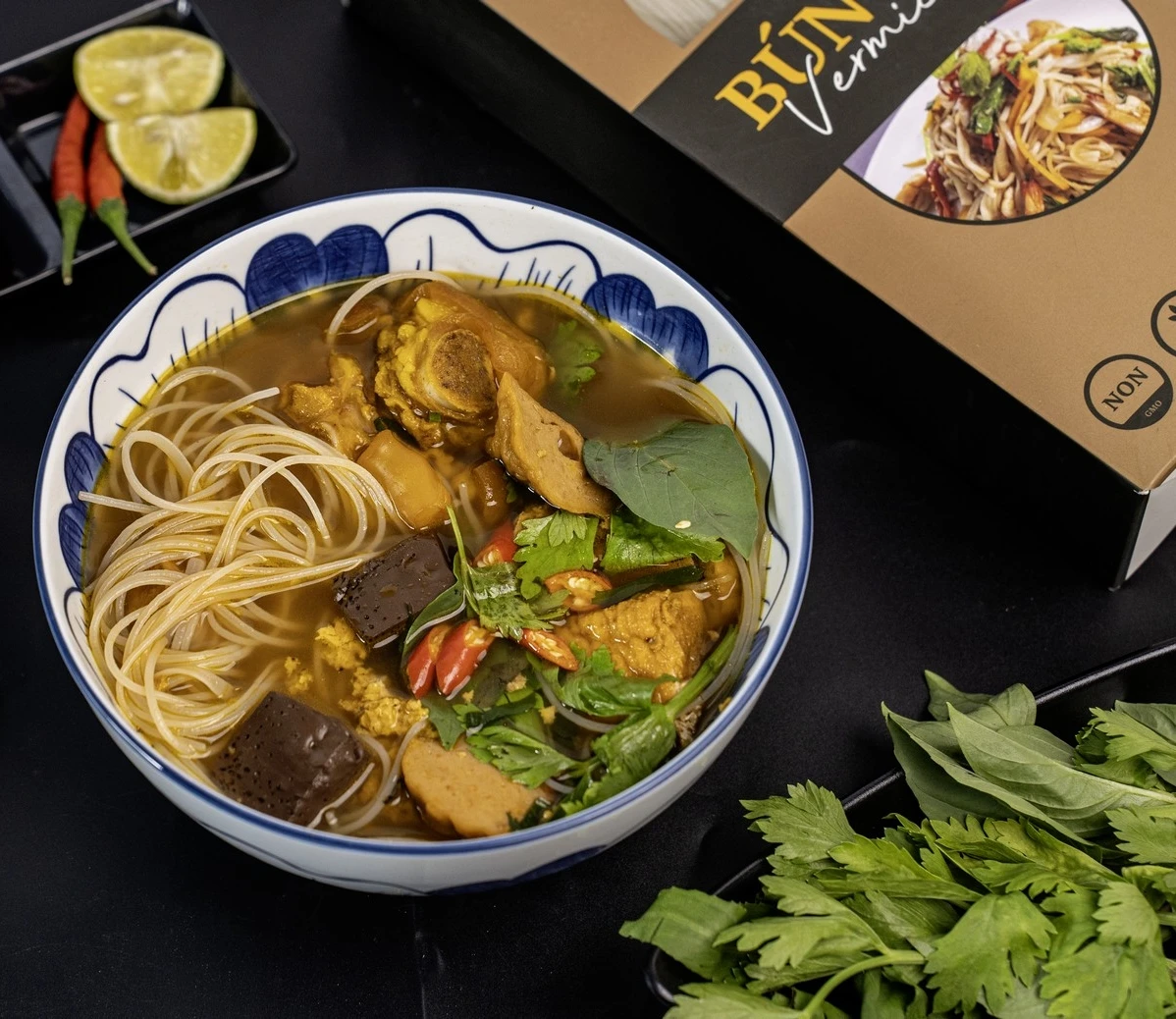 Топ HACCP органическая и безглютеновая Рисовая Лапша для еды лапша быстрого приготовления Премиум вермишель