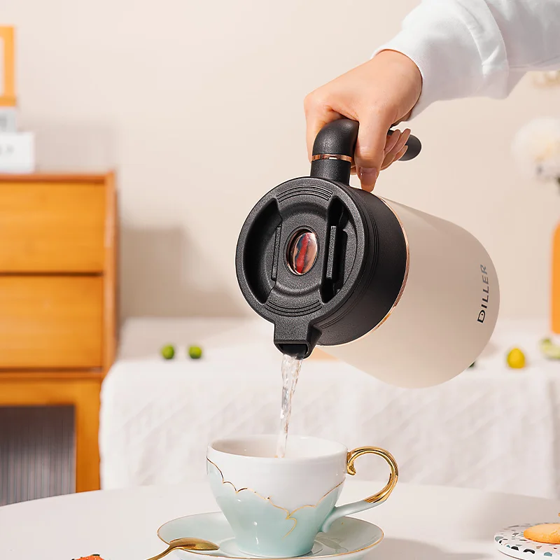 Custom Logo  Double Wall 1L Super Capacity Kettle 304 Stainless Steel Vacuum Insulated Pot  Vacuum Thermos