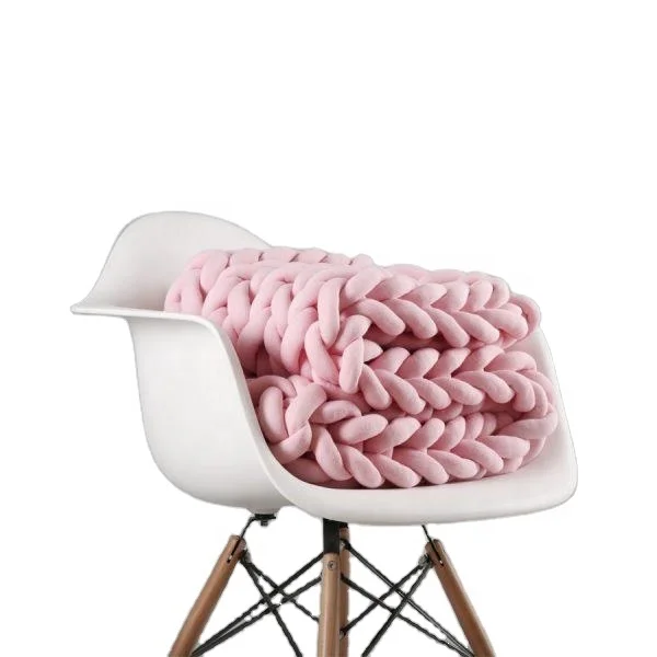 Handmade solid color Bamboo fibre weighted blankets for Insomniacs therapy