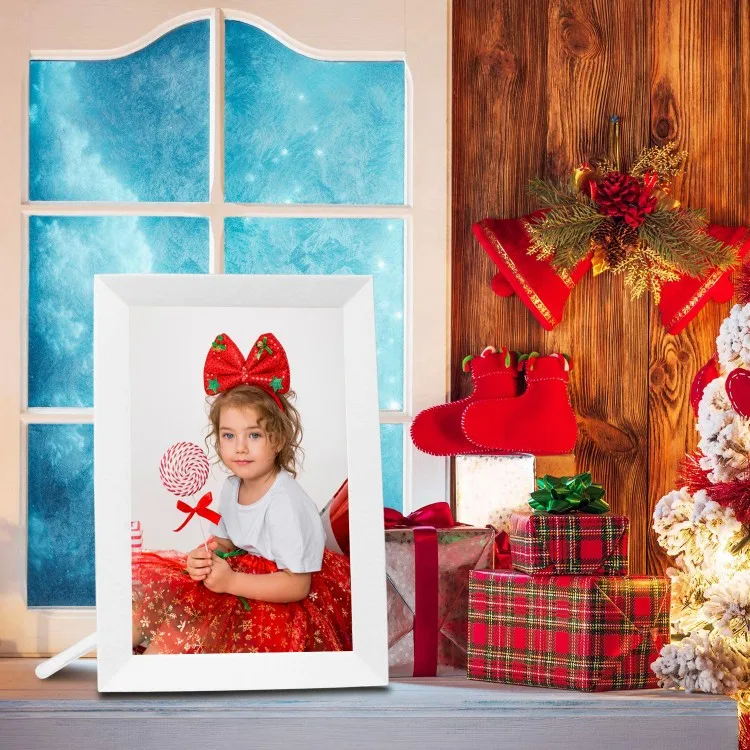 2023 new product cheapest price Smart WiFi digital photo frame 10 inch IPS touch screen cloud photo frame