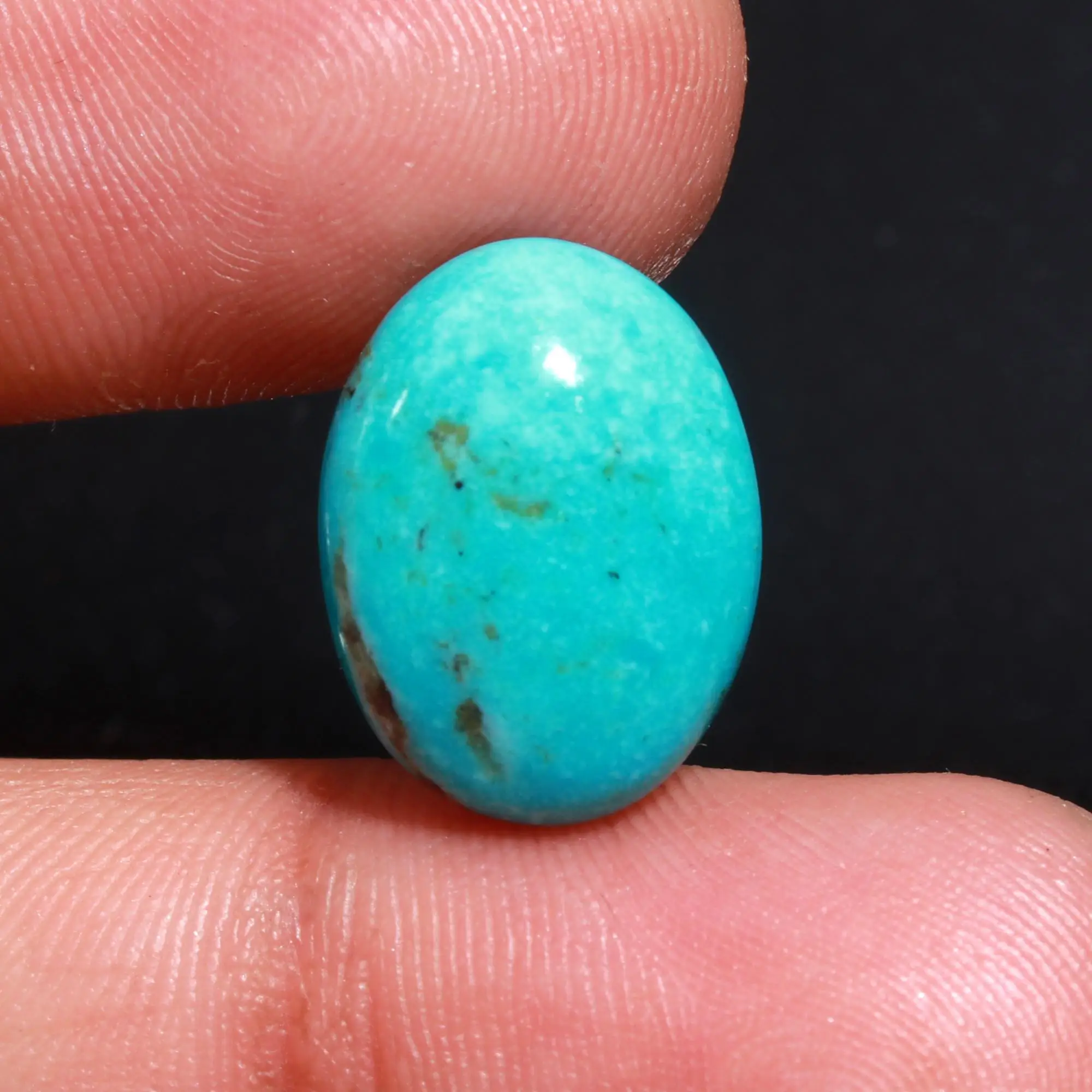 AAA Arizona Turquoise Stone December birthstone Crystal Healing Semi Precious Oval Shape Gemstone Cabochon Arizona Turquoise