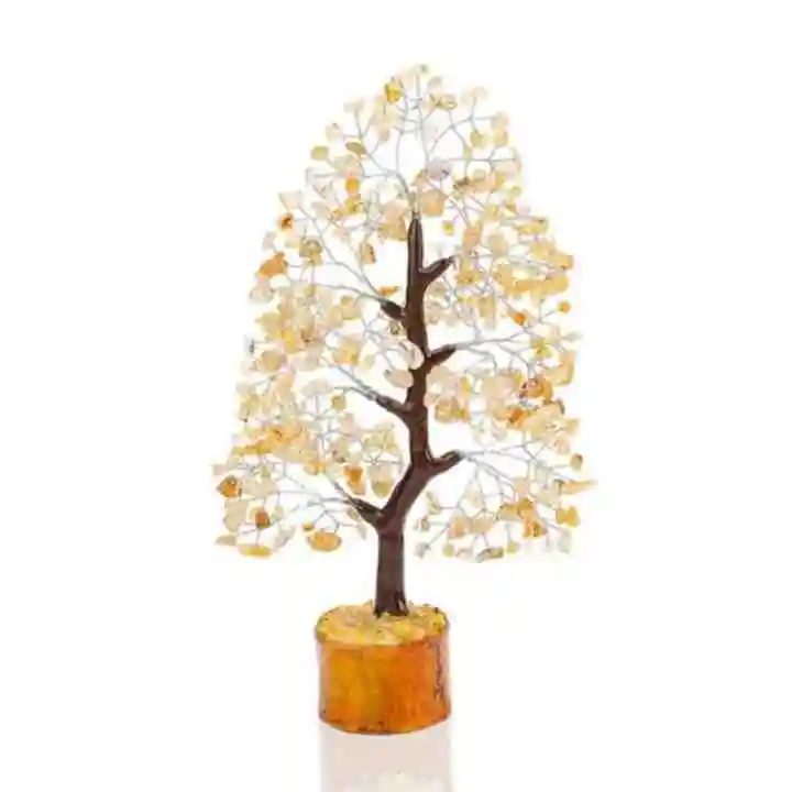 Wholesale Citrine Quartz Crystal Healing Tree of Life  Fengshui Lucky Tree for Gifts & Home Decor