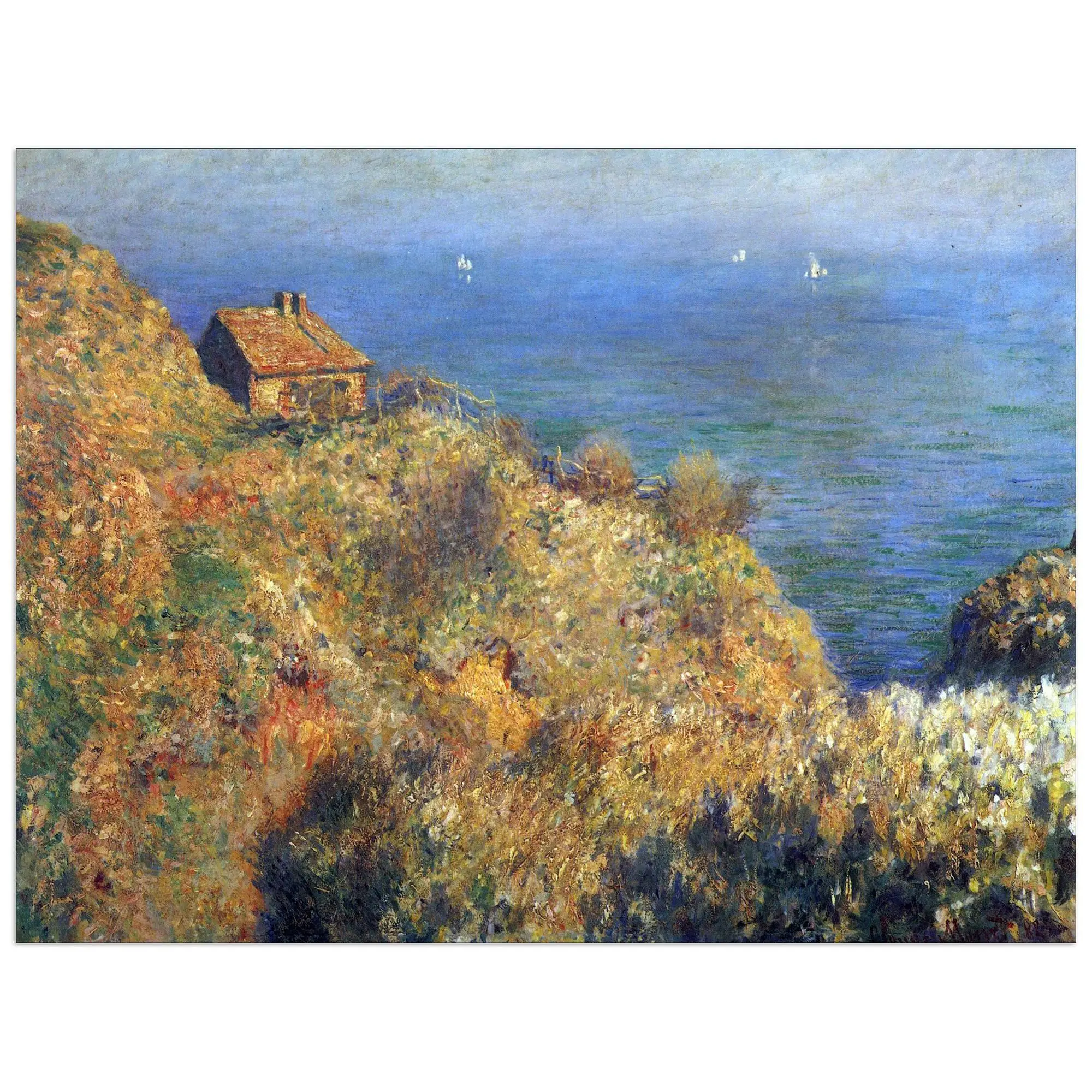 Museum Monet Claude decorative panel, ready to hang.