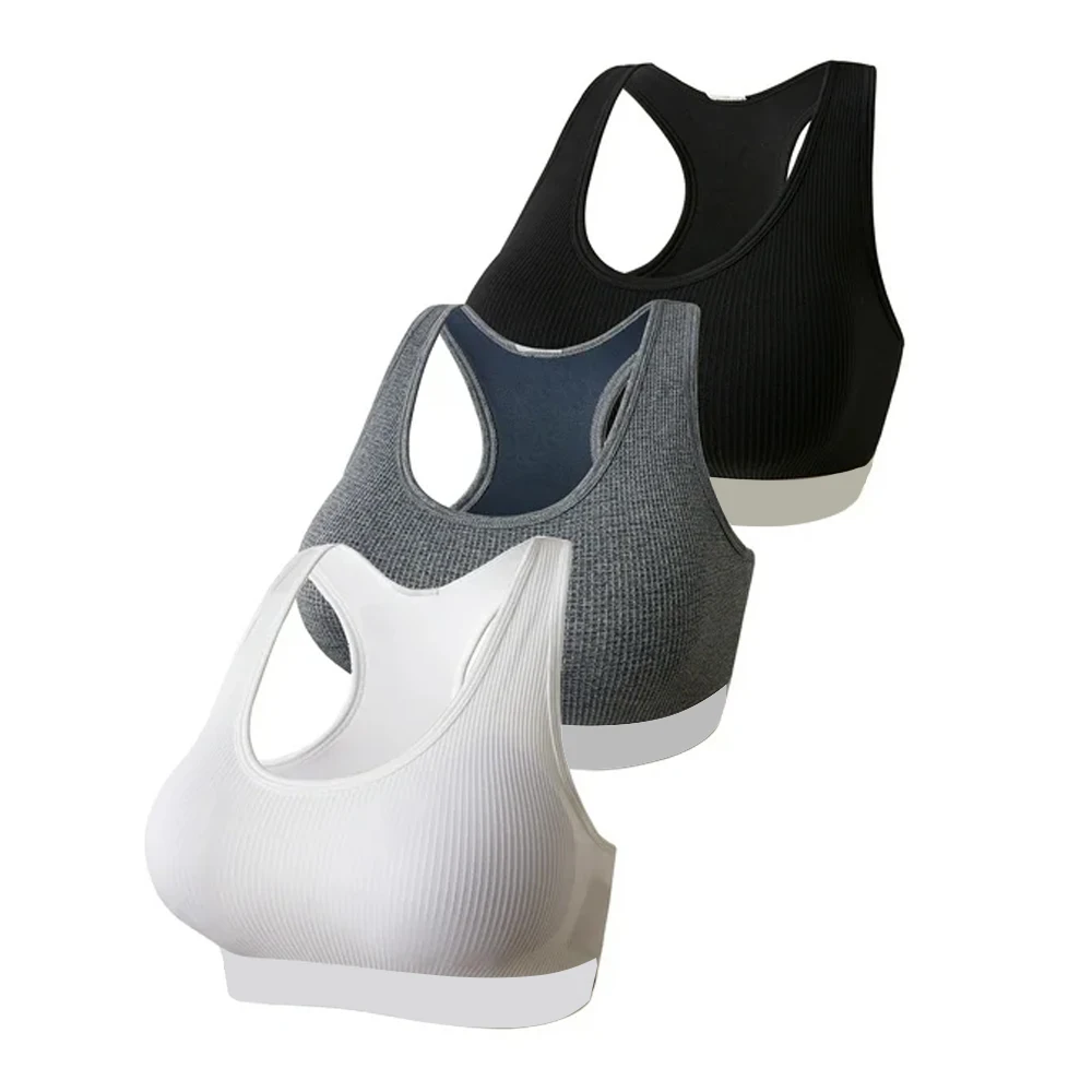 Comfortable Fabric Plain Workout Sportswear Gym Fitness Backless Crop Sports Bra New Arrival Women Sports Bra