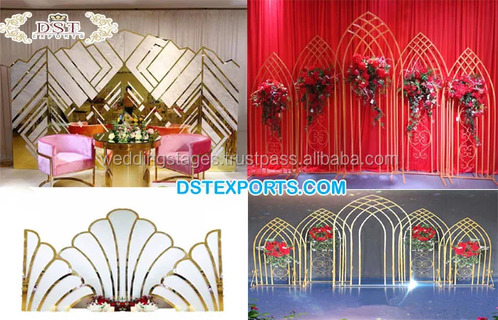 Outdoor Wedding Event Metal Archway Decor Trending Metal Arches For Wedding Stage Back Frames Buy Wedding Stage Metal Frame