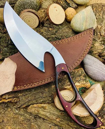 High Quality 7 Inch Butcher Handmade Forged Micarta Handle Industrial/Craftsman Chef Cleaver Hot Sale Stainless Kitchen Tool