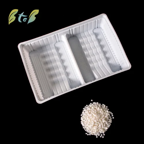 Compostable Seashell Powder Food Container pla pellet