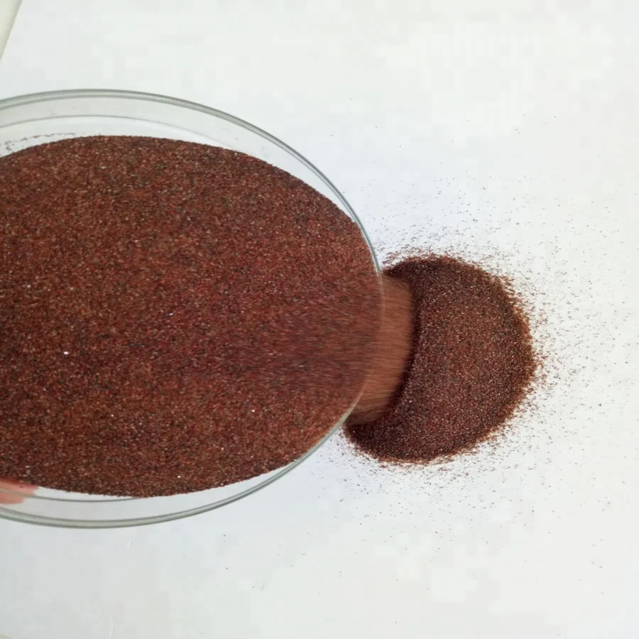 Factory supply 30/60 mesh garnet sand for sandblasting abrasive metal surface treatment